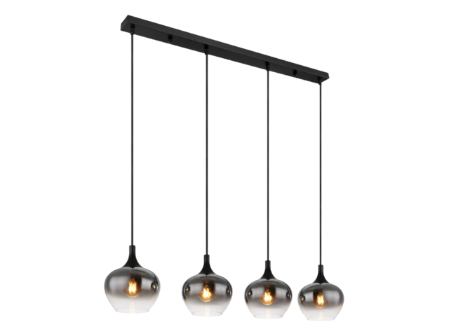 Globo Hängeleuchte 15548-4H schwarz 70592 1