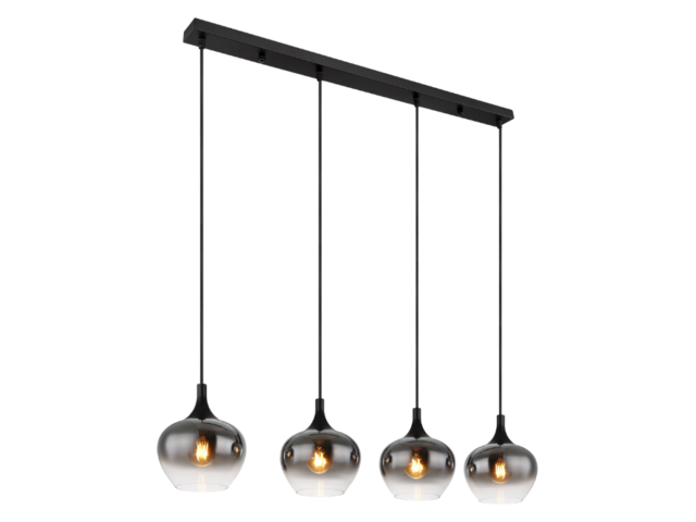 Globo Hängeleuchte 15548-4H schwarz 70592
