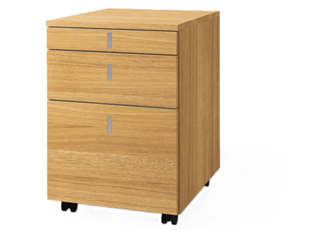 Team 7 Schreibtisch-Container CUBUS Eiche 46412 1