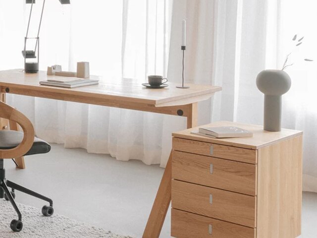 Team 7 Schreibtisch-Container CUBUS Eiche 46412 2