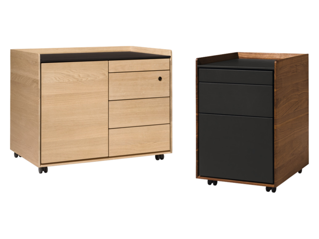 Team 7 Schreibtisch-Container PISA Nuss 62860 1