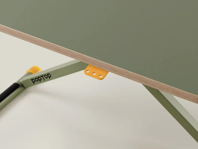 Poptop Kinderschreibtisch POPTOP grün 74510 4