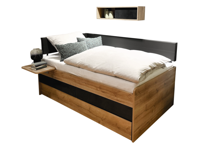 Interliving Jugendbett IL 1701 Risseiche/schiefer 65861 1