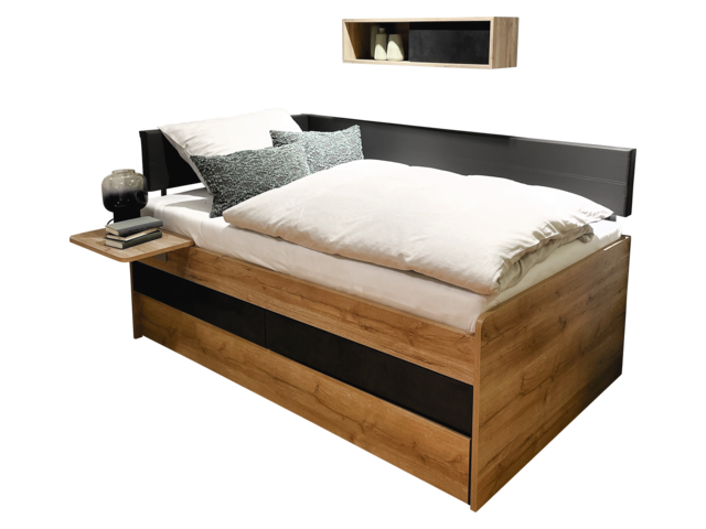 Interliving Jugendbett IL 1701 Risseiche/schiefer 65861 1