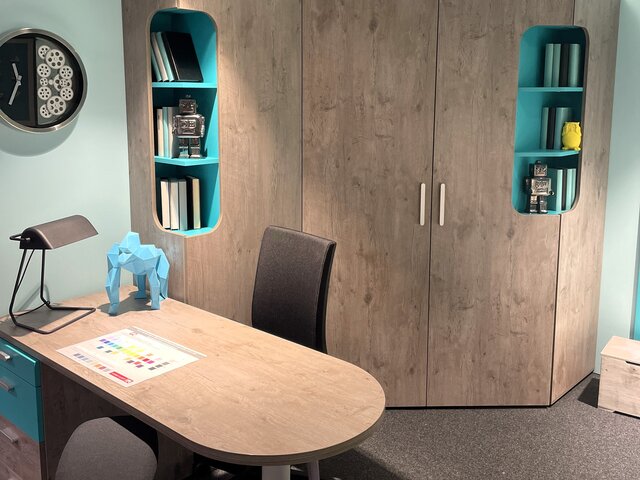 Rudolf Möbel Eckschrank Max-i meergrün 63252