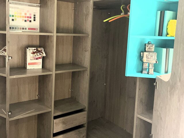 Rudolf Möbel Eckschrank Max-i meergrün 63252 2