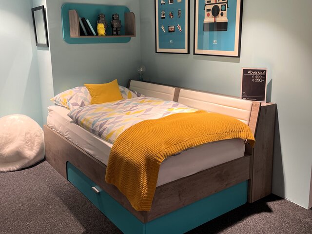 Rudolf Möbel Jugenbett Max-i meergrün 63254 1