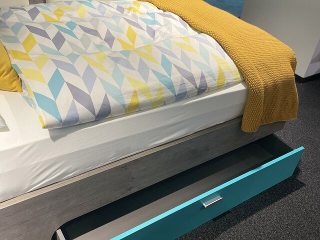 Rudolf Möbel Jugenbett Max-i meergrün 63254 2