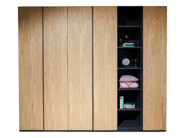 Interliving Drehtürenschrank IL1207 anthrazit 73112 1