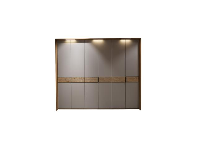 Interliving Drehtürenschrank IL1207 satingrau Balkeneiche 67880 1