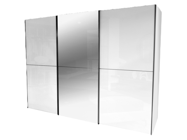 Staud Kleiderschrank SINFONIE PLUS weiß 74138