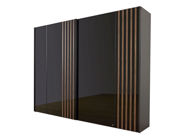 Interliving Schwebetürenschrank IL 1208 anthrazit 71094 2