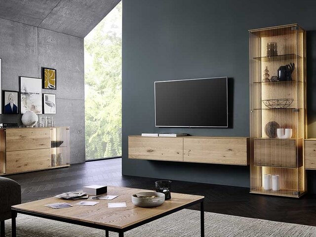 Leonardo Lowboard LINEA kerneiche 73380 2