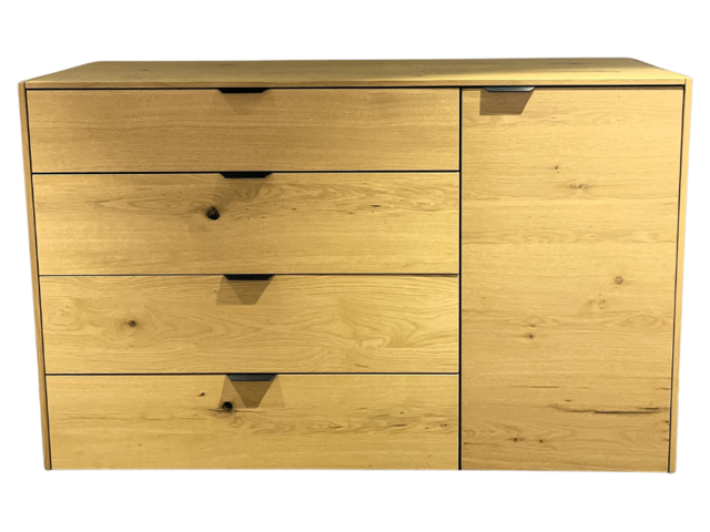 Jutzler Kommode K1779 Eiche novaschwarz 63469