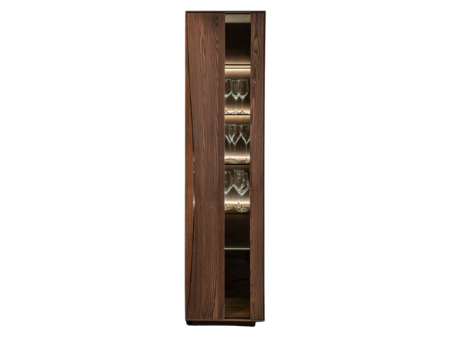 Anrei Vitrine PURO WAVE RECHTS Esche / dunkelbraun 67698 Anrei Vitrine PURO WAVE RECHTS Esche / dunkelbraun 67698