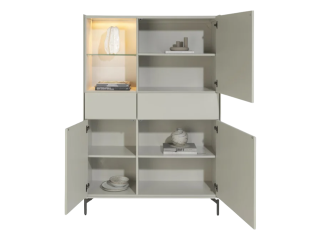 Xooon Highboard NOON grau 71791 2