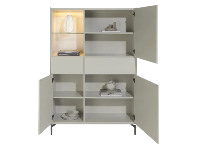 Xooon Highboard NOON grau 71791 2