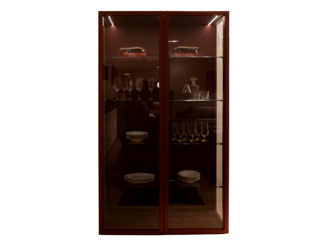 Forcher Vitrine NUOVO rotbraun 73315 1