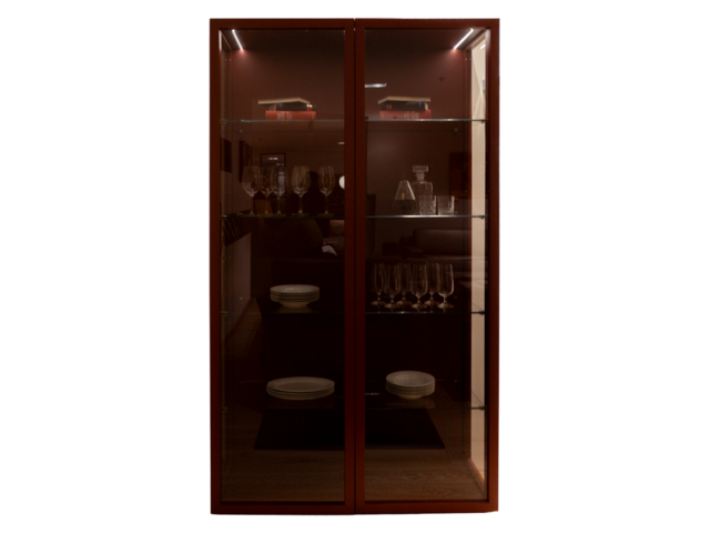 Forcher Vitrine NUOVO rotbraun 73315 1