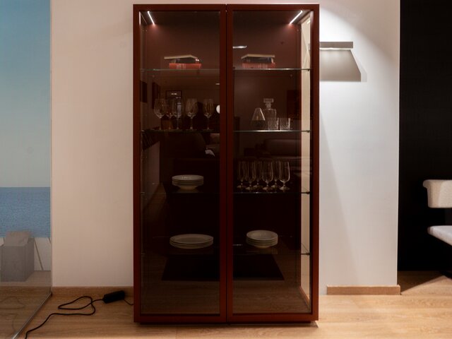 Forcher Vitrine NUOVO rotbraun 73315 2