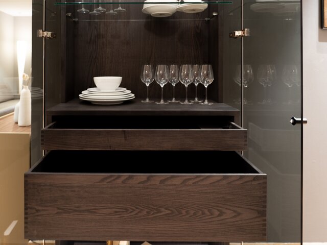 Forcher Vitrine LENA esche / athrazit 73321 2