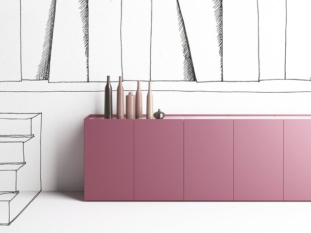 Minottiitalia Anrichte KM5 de-gaulle-super opako 97472 2