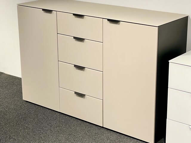 Jutzler Kommode novaschwarz-nougat matt 63467 2