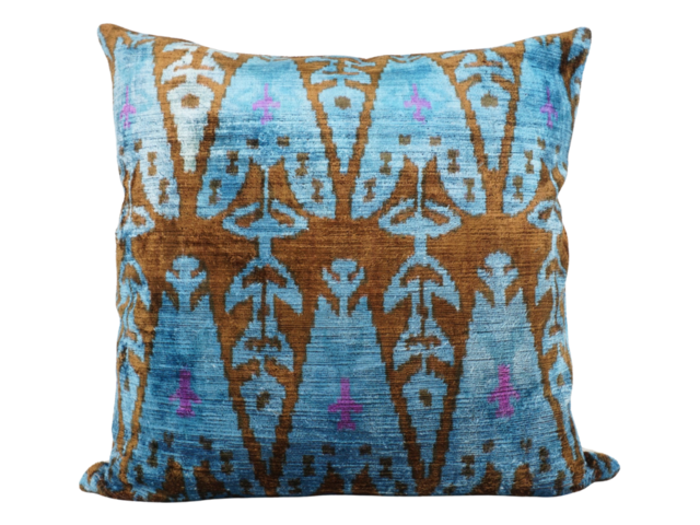 Thanks a lot Kissenhülle S-3110 hellblau/braun 96106 1