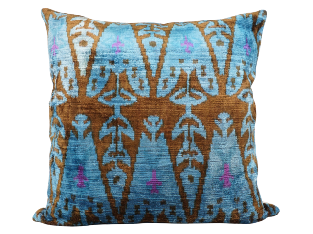 Thanks a lot Kissenhülle S-3110 hellblau/braun 96106 1