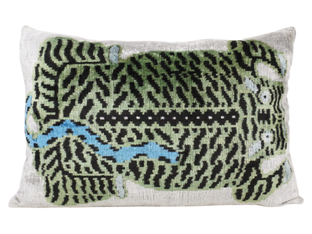 Thanks a lot Kissenhülle SILK VELVET 20479 green Tiger 99525