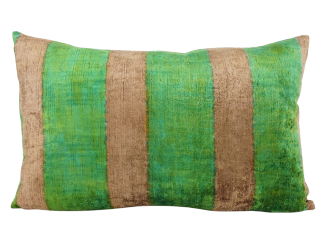 Thanks a lot Kissenhülle SILK VELVET 20522 grün braun 99532 1