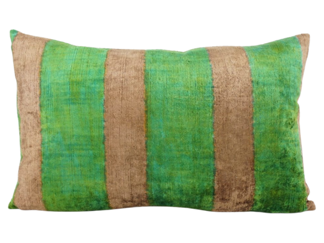 Thanks a lot Kissenhülle SILK VELVET 20522 grün braun 99532 1
