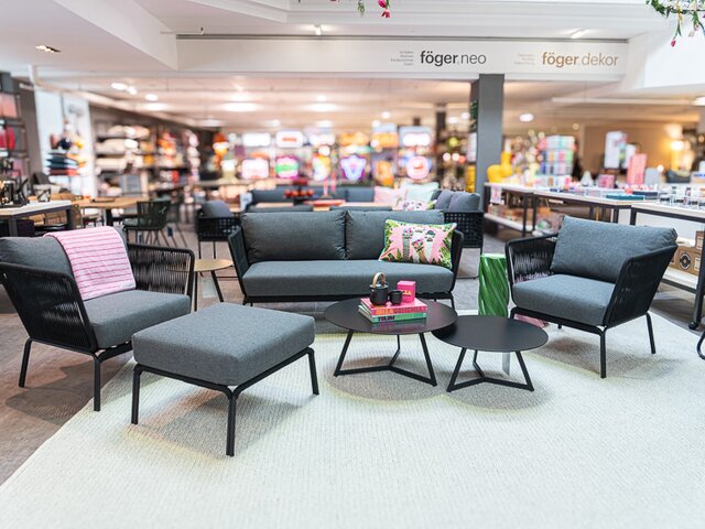 outdoor collection Loungesofa Lion dunkelgrau 75996 3