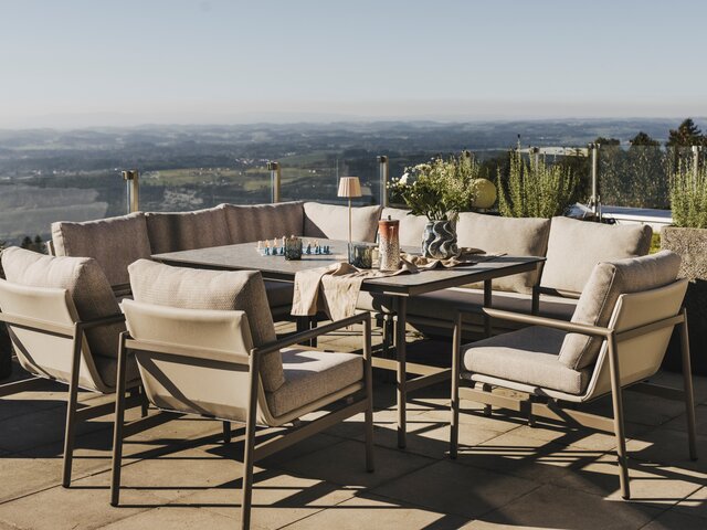 Outdoor Collection Dining-Gruppe Good Time sandbeige 76329 2