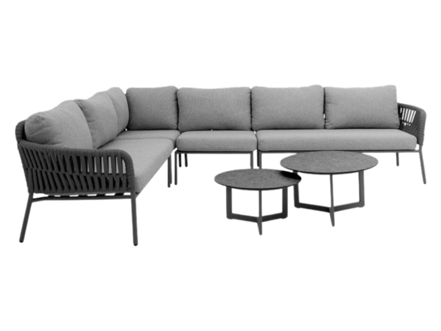 Outdoor-Collection Ecklounge CASABLANCA dunkelgrau 76350 1