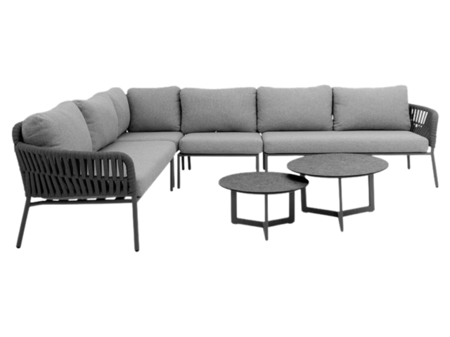 Outdoor-Collection Ecklounge CASABLANCA dunkelgrau 76350 1