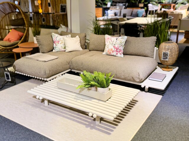 Cane-line Gartenloungegruppe STICKS light brown 73463 1