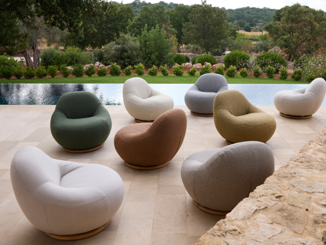 Cane-line Loungesessel GEM dark green 96196 2