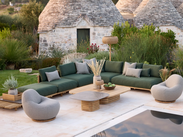 Cane-line Loungesessel GEM dark green 96196 3