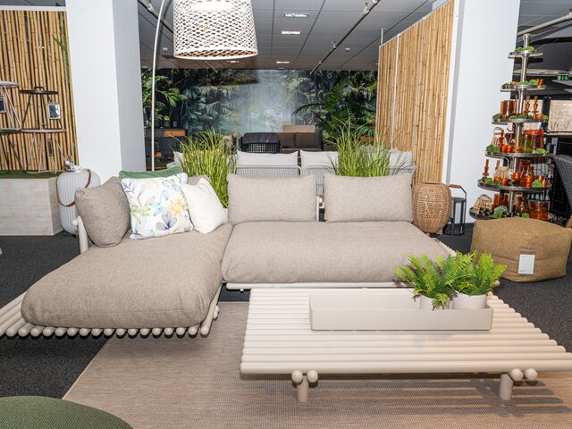 Cane-line Gartenloungegruppe STICKS light brown 73463 2