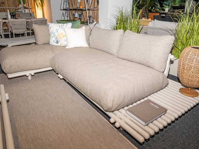 Cane-line Gartenloungegruppe STICKS light brown 73463 4