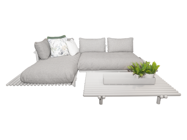 Cane-line Gartenloungegruppe STICKS light brown 73463 1