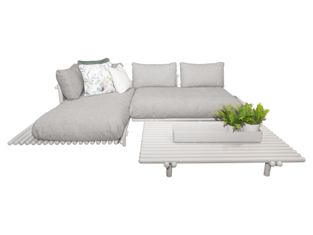 Cane-line Gartenloungegruppe STICKS light brown 73463 1