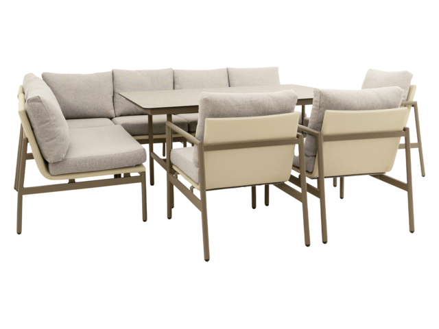 Outdoor Collection Dining-Gruppe Good Time sandbeige 76329 1