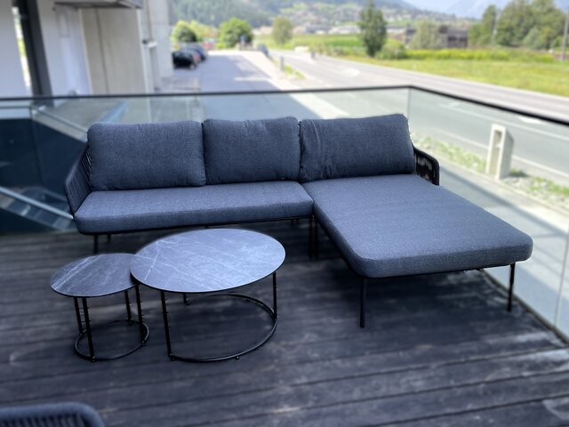 Outdoor Collection Ecklounge Curvy rechts dunkelgrau Outdoor Collection Ecklounge Curvy rechts dunkelgrau