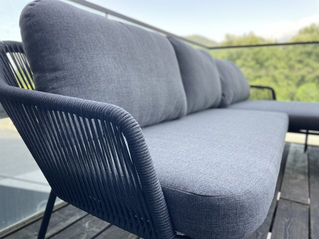 Outdoor Collection Ecklounge Curvy rechts dunkelgrau 76338 2 Outdoor Collection Ecklounge Curvy rechts dunkelgrau 76338 2