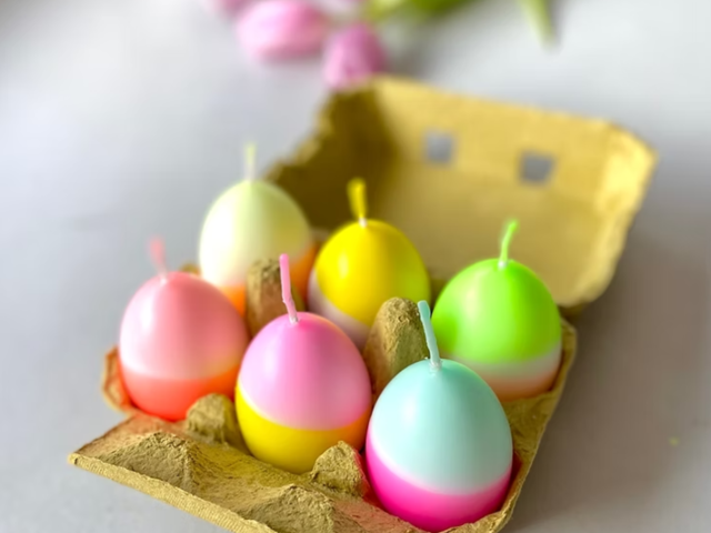 Pinkstories Eierkerzen DIP DYE EGGS yellow  70109 3