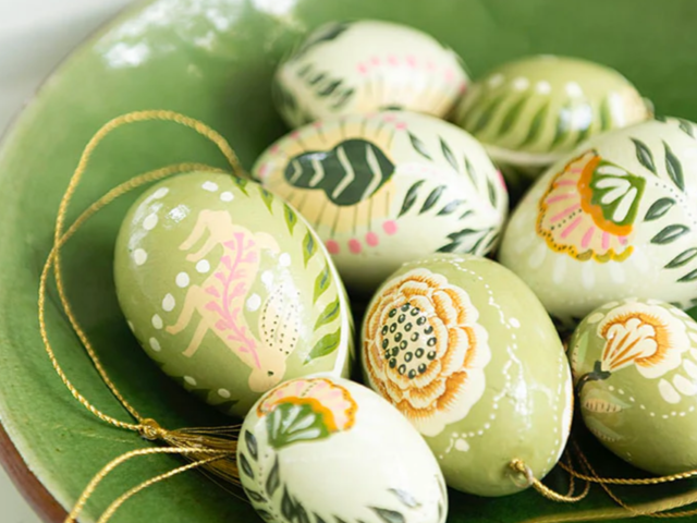 Bungalow Pappmaché Osterei anila ivy 72500 2