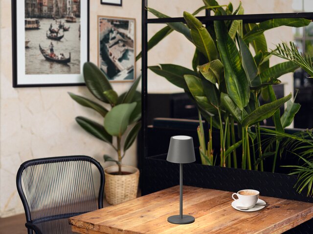 FH Tischleuchte ROXI sandschwarz 76812 2 FH Tischleuchte ROXI sandschwarz 76812 2