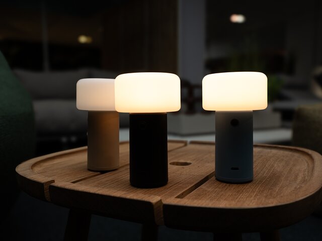 HELL Akku-Tischleuchte TINY 50447 sand 97333 3